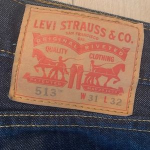 Men’s Levi’s 513 Slim Straight Jeans W31 L32